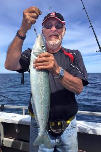 Greg Taylor with his 3 kg whiting from Fowlers Bay, South Australia.